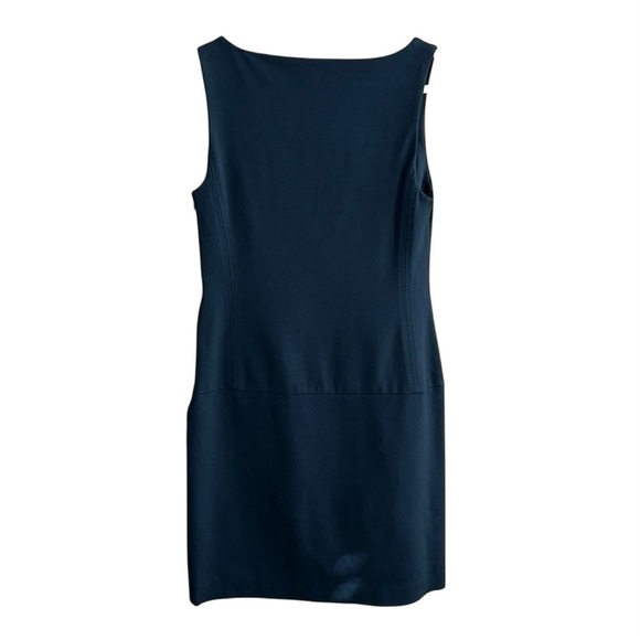 Banana Republic Black Side Zip Ponte Sheath Dress - Picture 2 of 8